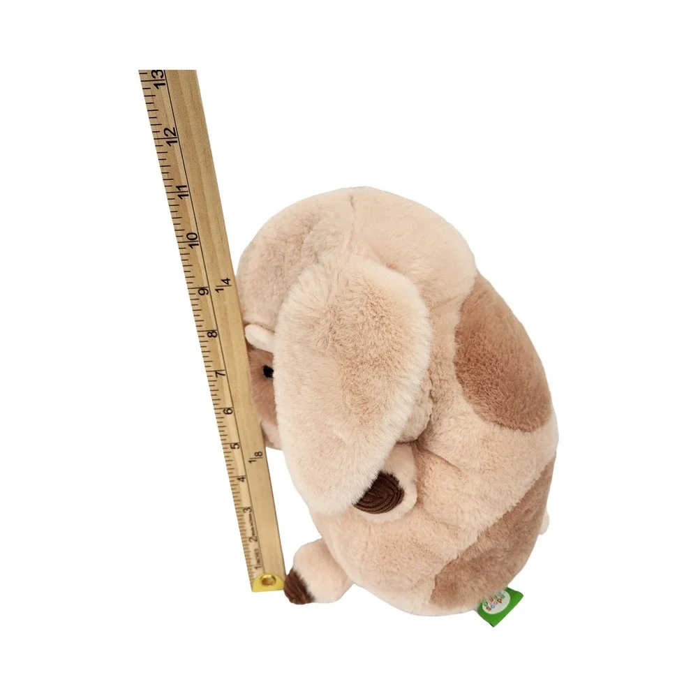 GiggleScape Plush‎ Pig Stuffed Animal Toy Soft Cuddle Buddy Tan Brown Spots